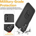thumbnail image 4 of Xhy Samsung Galaxy A14 5G Case with Screen and Lens Protector Military Grade Double Layer Drop Resistant Durable for Galaxy A14 5G Phone - Black, 4 of 9