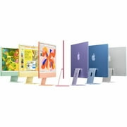 Apple iMac 24 All-In-One Computer, Apple M4, 16GB RAM, 512GB SSD, MacOS Sequoia, MWV33LL/A