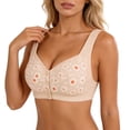 thumbnail image 1 of Supportive Front-Closure Full Figure Bra for Lift and Shape in Large Cup Sizes with Comfortable Fit and Full Coverage Everyday Wear and All-Season Support, 1 of 2