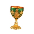 thumbnail image 2 of veasfak Calice Vintage Mini Tasse de Communion pour Fournitures de Fête Anniversaire Bar Vert, 2 of 9