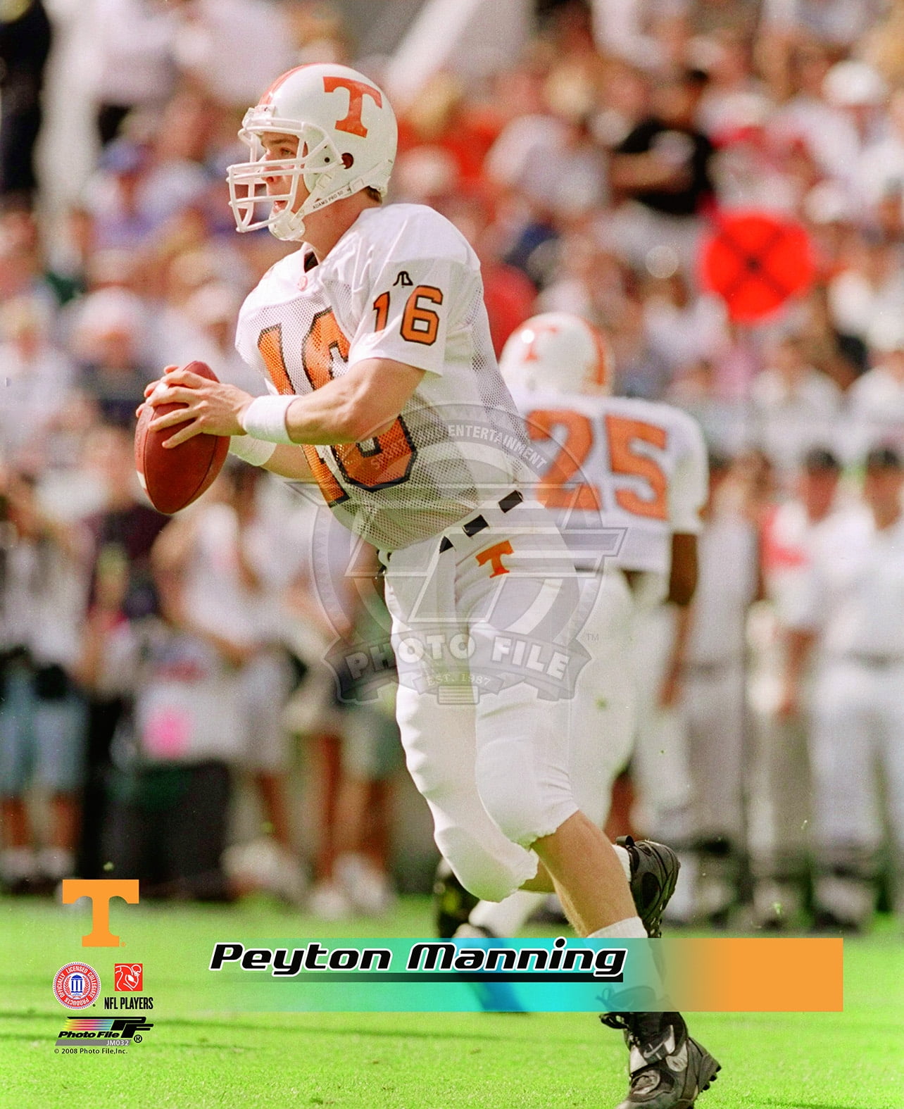 Peyton Manning University of Tennessee 1997 Action 16"x20" Print -  Walmart.com