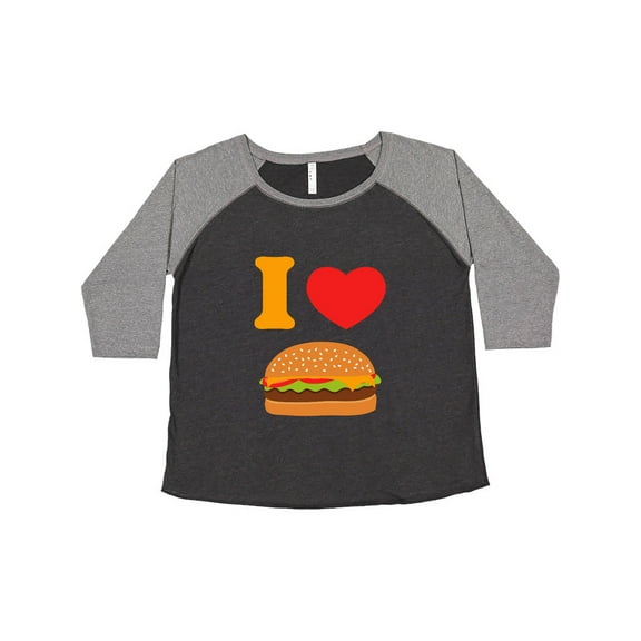 Inktastic I Love Cheeseburgers Women's Plus Size T-Shirt