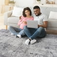 thumbnail image 5 of 5X7ft Light Grey Abstract Area Rug,Indoor Soft Floor Mat Carpet,Kid&Pet-Friendly, 5 of 7