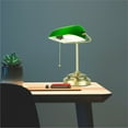 thumbnail image 3 of Newhouse Lighting Morgan Antique Green Adjustable Energy-Efficient LED Bankers Desk Lamp, 3 of 10