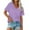 Purple, variant on SHITINN Womens T Shirts V Neck Short Sleeve Summer Tops Casual Basic Tees 2025 Trendy Womens Short Sleeve Shirts Women's Tops Tunic Tops