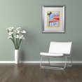 thumbnail image 3 of Trademark Fine Art "Long May it Wave" Canvas Art by Jennifer Nilsson, White Matte, Silver Frame, 3 of 4