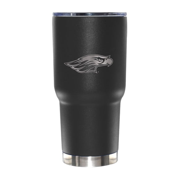 NCAA Wisconsin-Whitewater Warhawks 30 ounce Stainless Steel Tumbler in Alternate Team Color with Team Logo