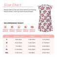 thumbnail image 3 of Fotbe Rose Flowers Vestido de Dormir para Niñas de 3 a 10 Años, Mangas Cortas, Estilo Princesa, Pijama Camisón con Mangas Voladas-Large, 3 of 6