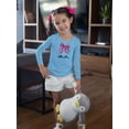 thumbnail image 2 of Princess Pink Bow Design Long Sleeve Toddler - Toddler Long Sleeve Tee, 2 of 4