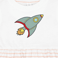 thumbnail image 4 of Inktastic Rocket Girls Baby Dress, 4 of 5
