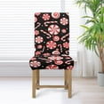 thumbnail image 4 of Xoenoiee Christmas Candy Print Waterproof Chair Covers for Dining Room, Dining Room Chair Covers Protectors Stretch Kitchen Parson Chair Slipcovers Christmas Decoration, 1 Set, 4 of 7