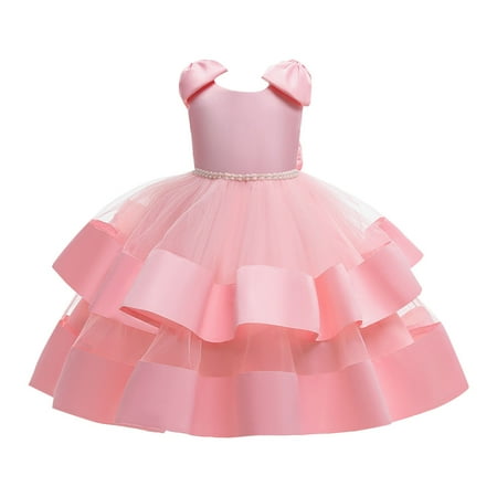 

HTGFGMGW Dress for Girls Toddler Kids Baby Girls Daisy Slip Dress Floral Beach Dress NightdressClothes Summer Dresses for Girls Hot Pink