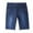 Dark Blue, variant on Jean Shorts Men Plus Size Loose Fit Stretch Straight Leg Denim Bermuda Shorts with Pockets Knee Length Summer Casual Mens Denim Shorts