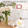 12 Pcs Clear Gift Bags with Handle Reusable Transparent PVC Wrap Bags