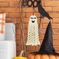 thumbnail image 7 of Fnochy Halloween Decorations Ghost Decor Macrame Wall Hanging Home Ornaments Indoor Outdoor Party Scary Cute Boho Art For Nursery Bathroom Bedroom Living Room Kitchen Garden Yard Clearance, 7 of 7