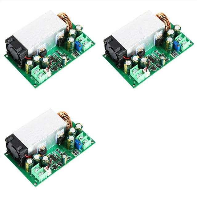 3X DC 12-75V A 2.5-50V DC-DC Convertidor Reductor 600W Regulador Reductor Voltaje Constante Corriente Constante Módulo de Potencia Ajustable
