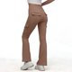thumbnail image 2 of Pantalones casuales acampanados con bolsillos para mujer - Athleisure/yoga, poliéster, todas las estaciones, S-XL, 2 of 3