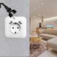 thumbnail image 3 of Dual USB Port 5V 2A Electric Wall Charger Adapter EU Plug Socket Switch Power Dock Station Charging Outlet Panel, 3 of 11