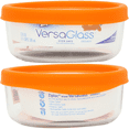thumbnail image 5 of Ziploc VersaGlass Oven-Safe Glass Food Storage Containers, 3-Piece Set, 5 of 6