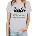 thumbnail image 4 of Idoravan Womens Blouses,Ladies,Women's Fashion Crewneck Printed Short Sleeve T-shirt Casual Loose Shirt Tops White XL, 4 of 4