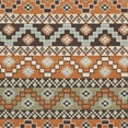 thumbnail image 6 of SAFAVIEH Veranda Luwig Southwestern Indoor/Outdoor Area Rug, 6'7" x 6'7" Square, Terracotta/Chocolate, 6 of 7