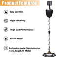 thumbnail image 4 of Metal Detector, MD940 9.7 Inch Handheld Metal Detector High Sensitivity Accuracy Metal Detecting Tool Jewelry Treasure Underground Gold Metal Finder for Adults and Kids, 4 of 8