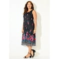 thumbnail image 6 of Catherines Women's Plus Size Printed Lace Dress, 6 of 6