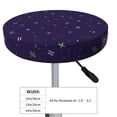 thumbnail image 2 of Goofa Mathematical Symbols Printed Stool Covers Round, Waterproof Round Bar Stool Covers Anti-Slip Round Bar Stool Seat Cover with Elastic Bands Durable -13 inch, 2 of 7