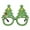 A, variant on FFENYAN Christmas Decoration Christmas Glasses Frame Cartoon Stereo Glasses Adult And Children Decoration