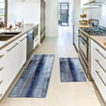 thumbnail image 6 of Blue Kitchen Rugs and Mats 2/5 Inch Set of 2 Anti Fatigue Mat Grey Kitchen Cushioned Comfort Mat Non Slip Kitchen Mats for Floor Bathroom Desk Runner Laundry, 6 of 6