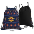 thumbnail image 2 of Native-American Pattern Drawstring Backpack Sackpack String Bag Cinch Waterproof Bags for Gym Sports Yoga Travel Beach Swimming shopping, 2 of 7