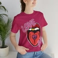 thumbnail image 6 of Love is a Pill Anti Valentines Shirt - Pop Art Tongue Graphic Valentines, 6 of 7