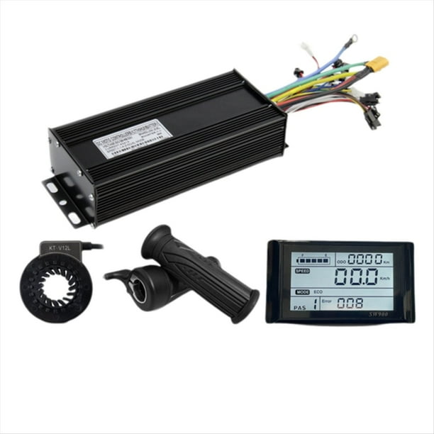Controlador de Modos para Bicicleta Eléctrica, Controlador de Sinusoidal SW900 de 45 A, 36 V, 48 V y 52 V, Pantalla LCD, Accesorios para Bicicleta Eléctrica.
