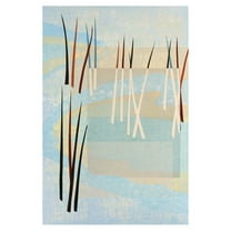 Masterpiece Art Gallery Reeds In The Pond By Mary Calkins Canvas Art Print 24" x 36"