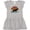 AC-Heather Grey, variant on Inktastic Hunting Dog Retro Sunset Girls Toddler Dress