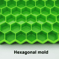 thumbnail image 3 of Bandeja para Hielo, Bandeja para Hielo para Hacer Hielo Hexagonal, Incluye 2 Bandejas, 3 of 5