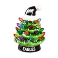 thumbnail image 2 of Philadelphia Eagles 2-Pack 4" Ceramic LED Christmas Tree Set, 2 of 3