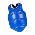 thumbnail image 2 of Almencla Boxing Chest Guard Sparring Gear Karate Chest Protector Chest Gear for Women Men Blue S, 2 of 8