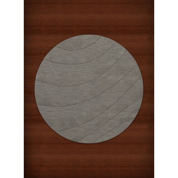 Dalyn Dover Area Rug DV12 Dv12 Silver Waves Swirls 12' x 12' Round