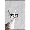 thumbnail image 2 of Smart Llama III Floater Framed Painting Print on Canvas, 2 of 6