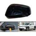 thumbnail image 2 of Black Car Side Mirror Cap Compatible For Toyota BZ4X 2023 2024 2025 Rear View Mirror Lid Shell Rearview Cover Lid(Black Left Side), 2 of 5