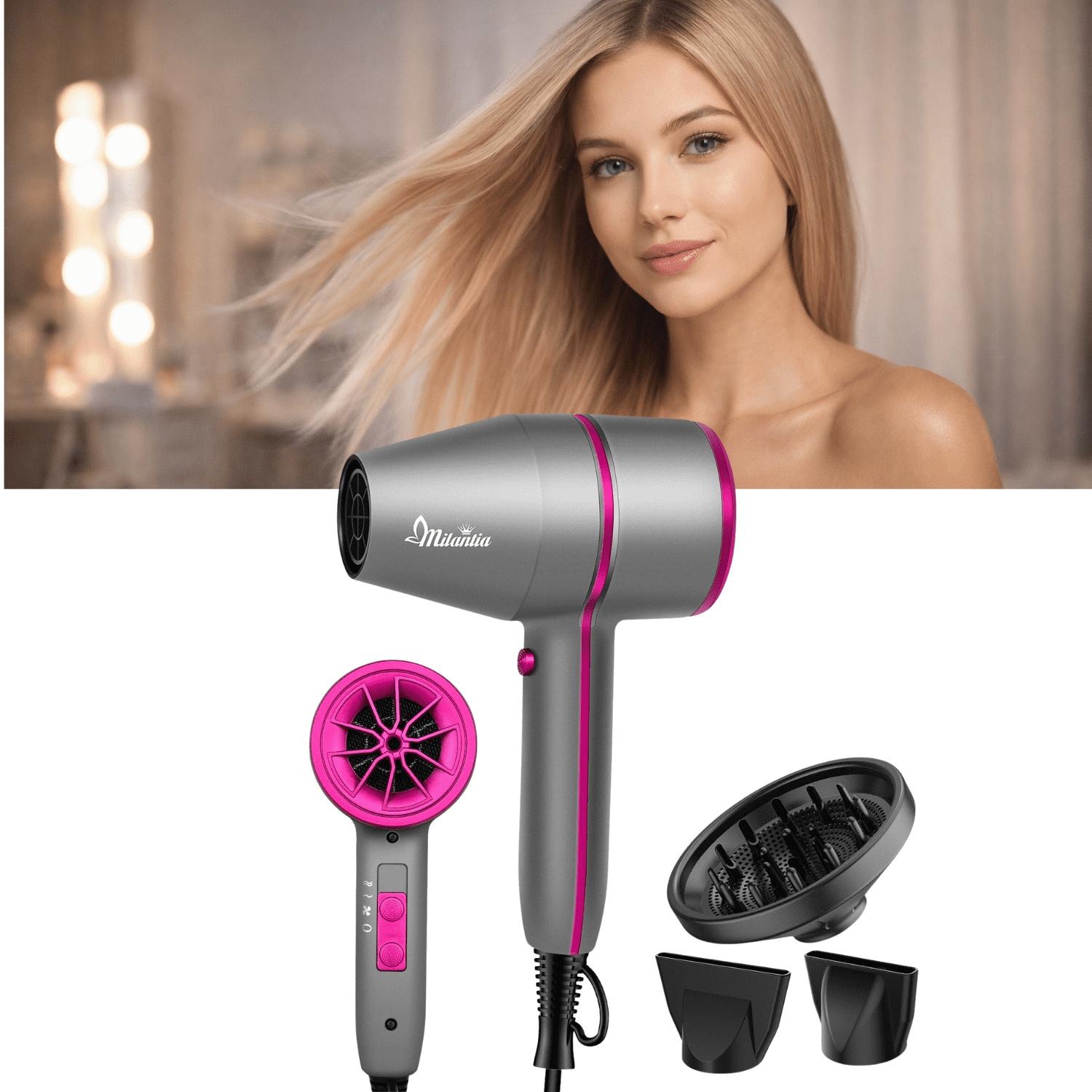 チャーミーキティ ヘアドライヤー HB-H105PCKY 1200W Hello Kitty Hair Dryer - Walmart.com