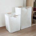 thumbnail image 5 of 48L Foldable Laundry Hamper Large Laundry Hamper Laundry Baskets with Handle for Dirty Clothes in Laundry Room (L), 5 of 5