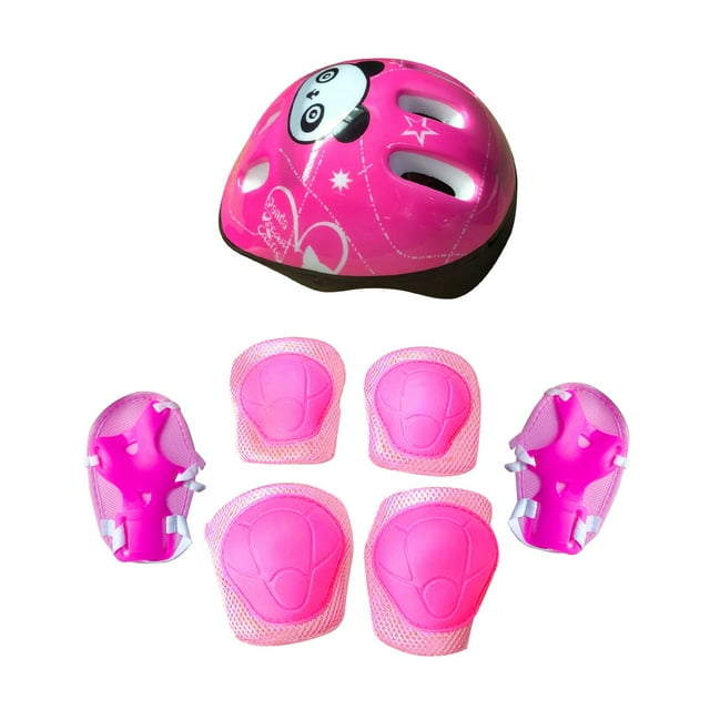 Juego De Protecciones Para Niños Protecciones Ajustables Para Niños Para Monopatín, Bicicleta, Rodillas Y Codos, Muñequeras, 38 Años Juego De Protecciones Para Niños Para Niñas Y Niños, Bicicleta, P