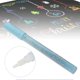 thumbnail image 3 of 10pcs 1100M Acrylic Markers Non Toxic Watercolor Pens for DIY Rock Painting Stone Ceramic Glass Wood Canvas(Sky Blue ), 3 of 3