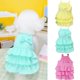 thumbnail image 2 of Lindo vestido de princesa con lazo y dobladillo en capas para mascotas, vestido para perros fácil de usar, vestido para perros con lazo y dobladillo en capas para mascotas, suministros para mascotas, 2 of 5