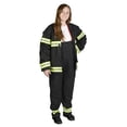 thumbnail image 2 of Clearance Item !!!
Aeromax Jr. Firefighter Gear, Black, Adult Large, Pants, Coat, & Suspenders, Fits 5'8"+ *****HELMET SOLD SEPERATLY*****, 2 of 6