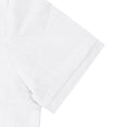 thumbnail image 2 of Yaoyar Mens Lapel Top Cotton And Linen Casual Short-Sleeved Cross-Print Shirt Casual Button Down Shirts Short Sleeve Linen Shirts Summer Beach Dress Shirt, 2 of 8