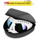 thumbnail image 3 of Gafas para perros Protección para los ojos Correas ajustables Fácil de poner Gafas de sol con bloqueo UV para perros medianos y grandes ((Lente azul) ER, 3 of 5