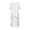 b-42White199, variant on Women‘S Blouse Casual Relaxed Fit Crewneck Long Sleeve Solid Color Irregular Hemlong Tunic Top With Front Short Back Long Design Simple Versatile Female Daily Wear,White,L